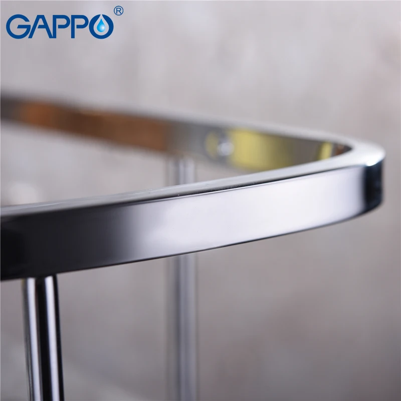 GAPPO полки для ванной комнаты черный подвесной стеллаж для хранения аксессуары для ванной настенные держатели для хранения