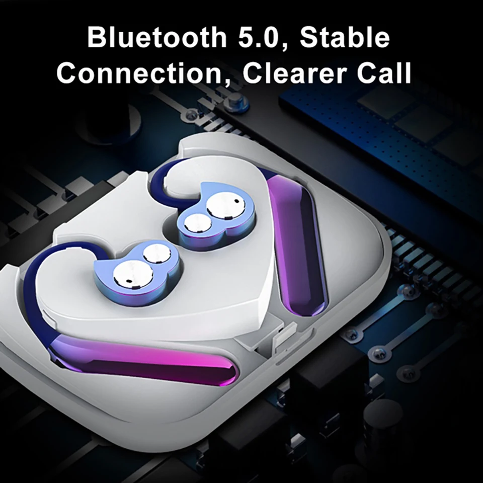 Обновленные наушники Mpow X6 TWS Bluetooth 5 0 стереонаушники Hi Fi стильные с крючком