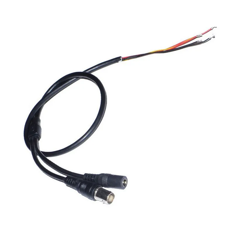 10 шт./лот 5 провод с сердечником пять Pin кабель для CCTV Камера кабель Применение для установки для камеры наблюдения кабель Мощность кабель