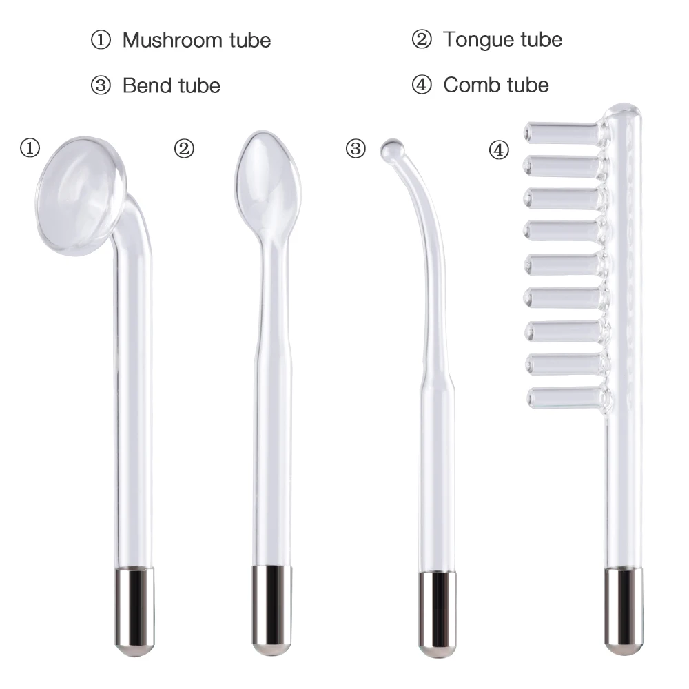 Tubo de Vidro Cuidados com a Pele Alta Frequência Eletrodo Eletroterapia Dispositivo Beleza Facial Acne Manchas Rugas Removedor Spa Salão Casa 9 Weddings & Events