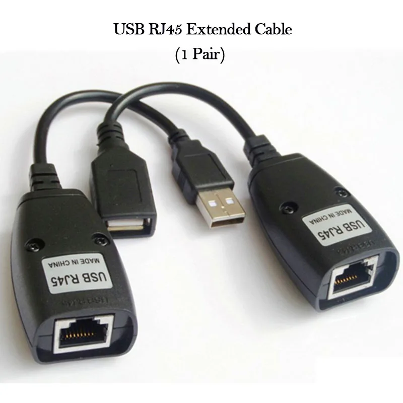 USB 2.0 to Rj45 Extended Cable Net 8Pin Cable Extender Network Line