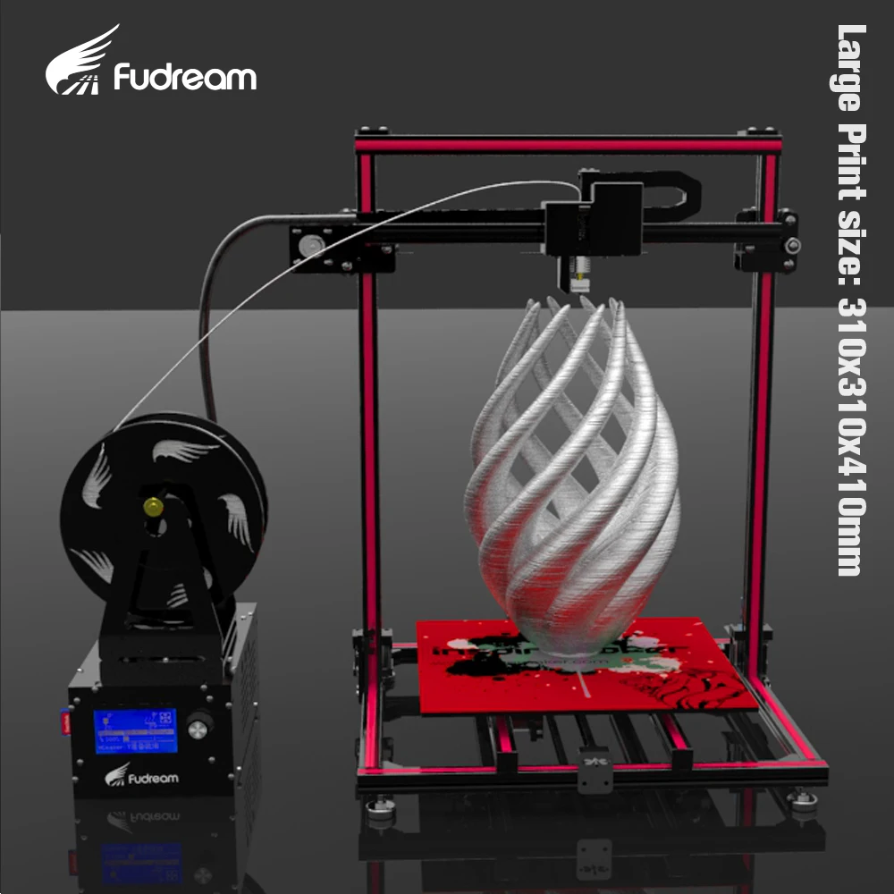 

Fudream Large Printing DIY 3D Printer build size:300*300*400mm With Lcd Screen and free shipment