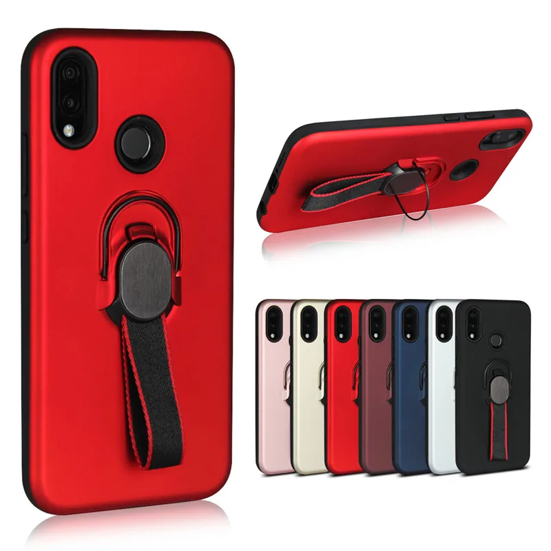 

Soft Silicon Case For Huawei Mate 20 Lite Nova 3i Ring Stand Holder Phone Cases For P Smart P10 P20 Lite honor 8X Y7 Prime 2018
