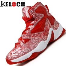 Keloch спортивные новые оригинальные баскетбольные кроссовки для мужчин Спорт на открытом воздухе Высокие Мужские дышащие Сникеры