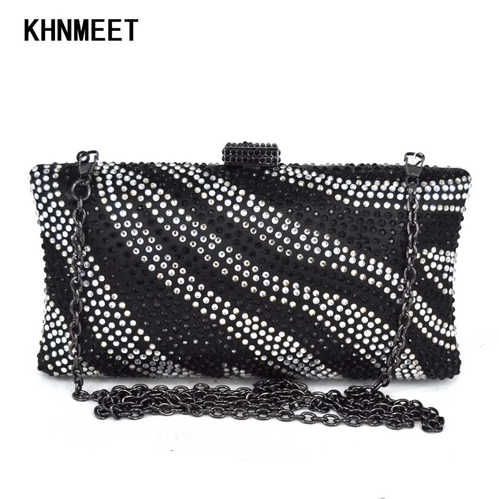 white chain clutch bag