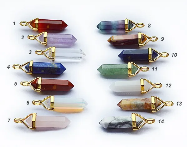 Ya1366 Memilih Batu 46 Berbeda Warna Lapis Beruntung Titik Pendant Bail 40x8mm Point Pendant Bail Pendantstone Lucky Aliexpress