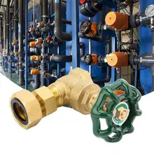 Латунный клапан ворот 1/2 дюймов DN15 резьбовой ручная задвижка воды нефть и газ