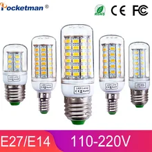 E27 E14 светодиодный светильник лампа AC 220 V SMD 5730 светодиодный кукурузная лампа светильник ing лампа 69/48/36/24 светодиодный E27 светодиодный лампы Z25