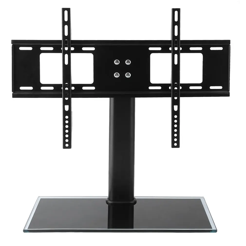 Professional Height Ajustable TV Stand Bracket Vesa Mount Desktop Monitor Riser Rack For 37-55inch LED Plasma LCD TV