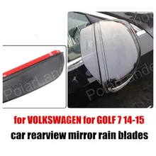 2 шт. Горячая зеркало заднего вида автомобиля брови дождевик для VOLKSWAGEN для гольфа 7 14-15