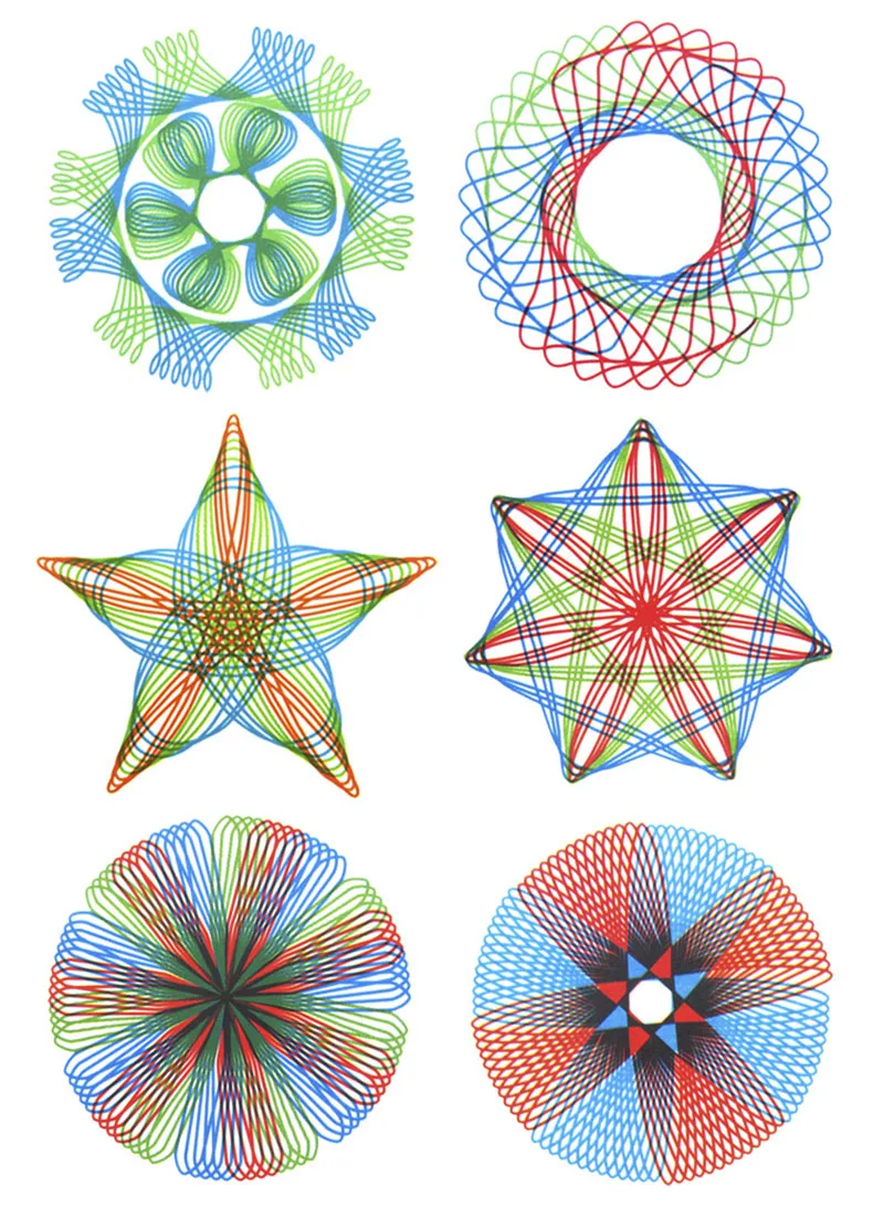 Изысканная креативная графическая многофункциональная линейка геометрический Рисунок Игрушки Детские Обучающие художественные инструменты для рисования студенческий подарок
