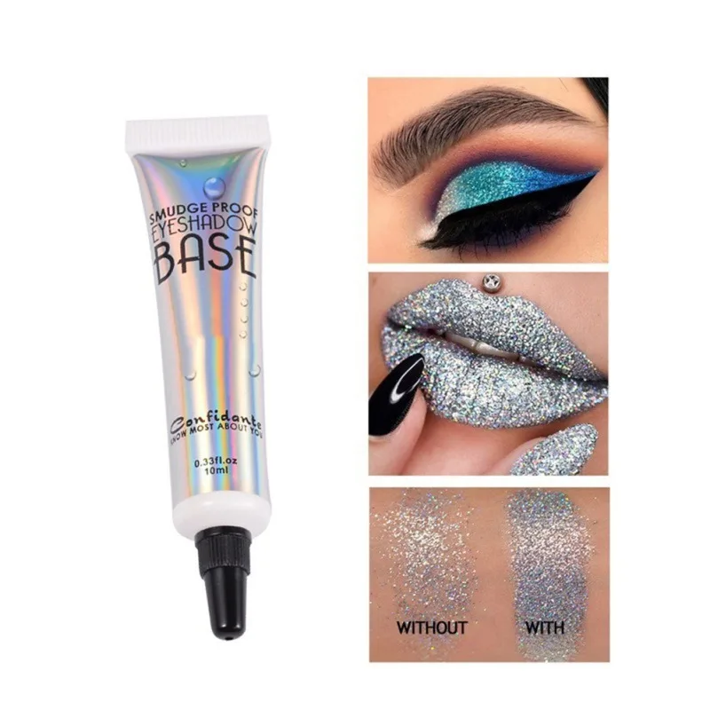 Eyes Makeup Base Lasting Glitter Primer Glue Pre-makeup Cream Eyeshadow Lip Make up Sequins Fixed Foundation New Arrival | Красота и