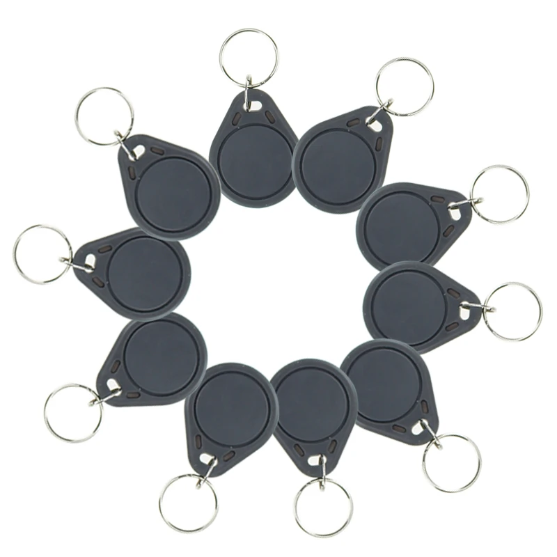 100Pcs RFID 13.56 MHz Keyfobs Keychains NFC Tags ISO14443A MF 1k Nfc Smart Access Control Keycard 6 Colors 100Pcs RFID 13.56 MHz Keyfobs Keychains NFC Tags ISO14443A MF 1k Nfc Smart Access Control Keycard 6 Colors