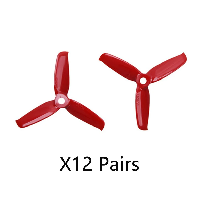 

Gemfan Flash 3052 3.0x5.2 PC 3-Paddle Propeller Prop 5mm Mounting Hole for 1306-1806 Motor RC Drone Blue Red Pink Black