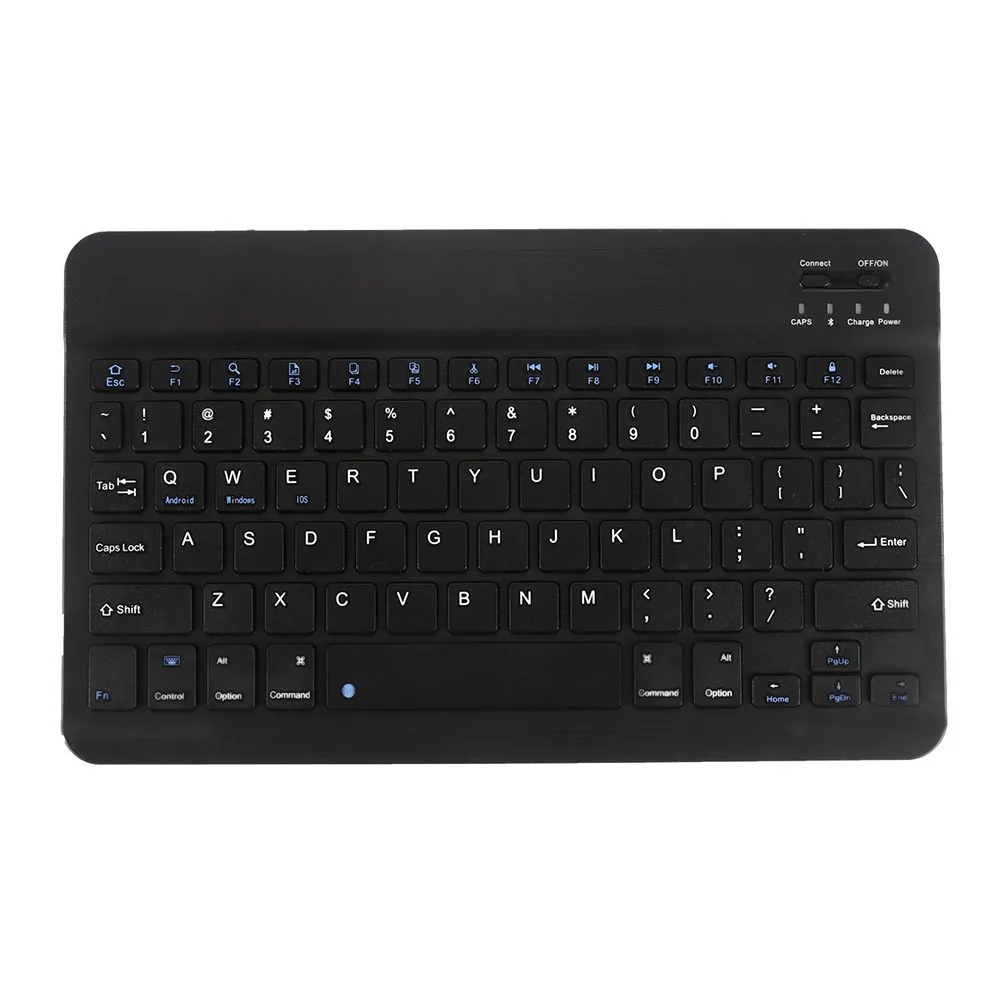 Ультратонкая мультимедийная алюминиевая Беспроводная bluetooth-клавиатура для IOS Android Windows Tablet PC для Ipad Mini 1 клавиатура ibluetooth