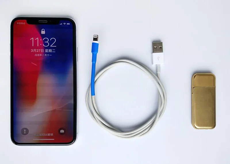 Posidon 7 цветов Iphone данных провод термоусадочная трубка помощь крючки термоусадочная трубка пластиковая термопластиковая трубка