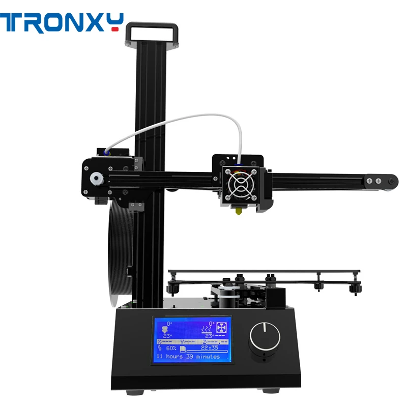 

Tronxy X2 Aluminum 3D Printer 220*220*220mm Printing Size With Dual Cooling Fans/HD LCD Screen/Knob Button Design