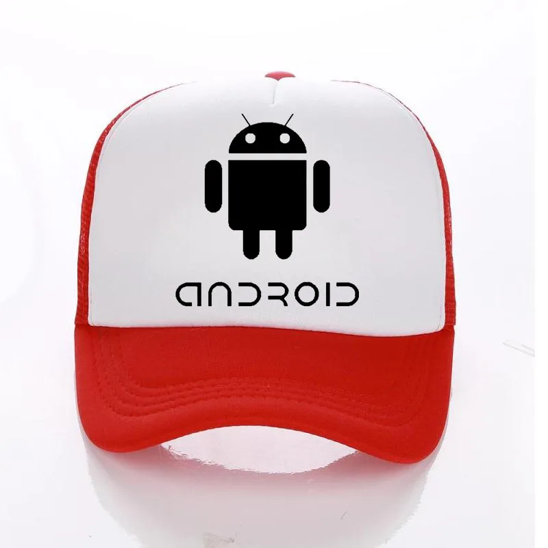 Android летние грузовые шапки для мужчин и детей забавная Бейсболка крутая хипстерская Стильная мужская дышащая шляпа от солнца Кепка с логотипом на заказ