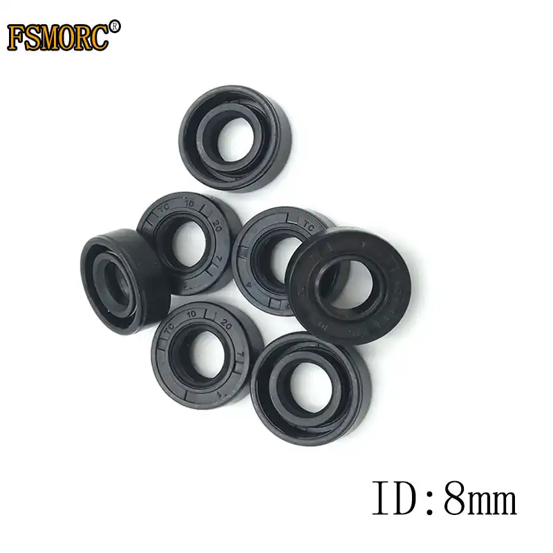 Guarnizione PARAOLIO materiale NBR D interno 8 mm x 16 mm x 5 mm