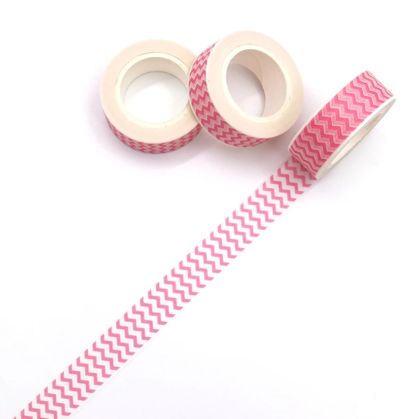 Декоративная бумажная лента 10 м * 15 мм с рисунком волн|washi tape|masking tapepaper tape |