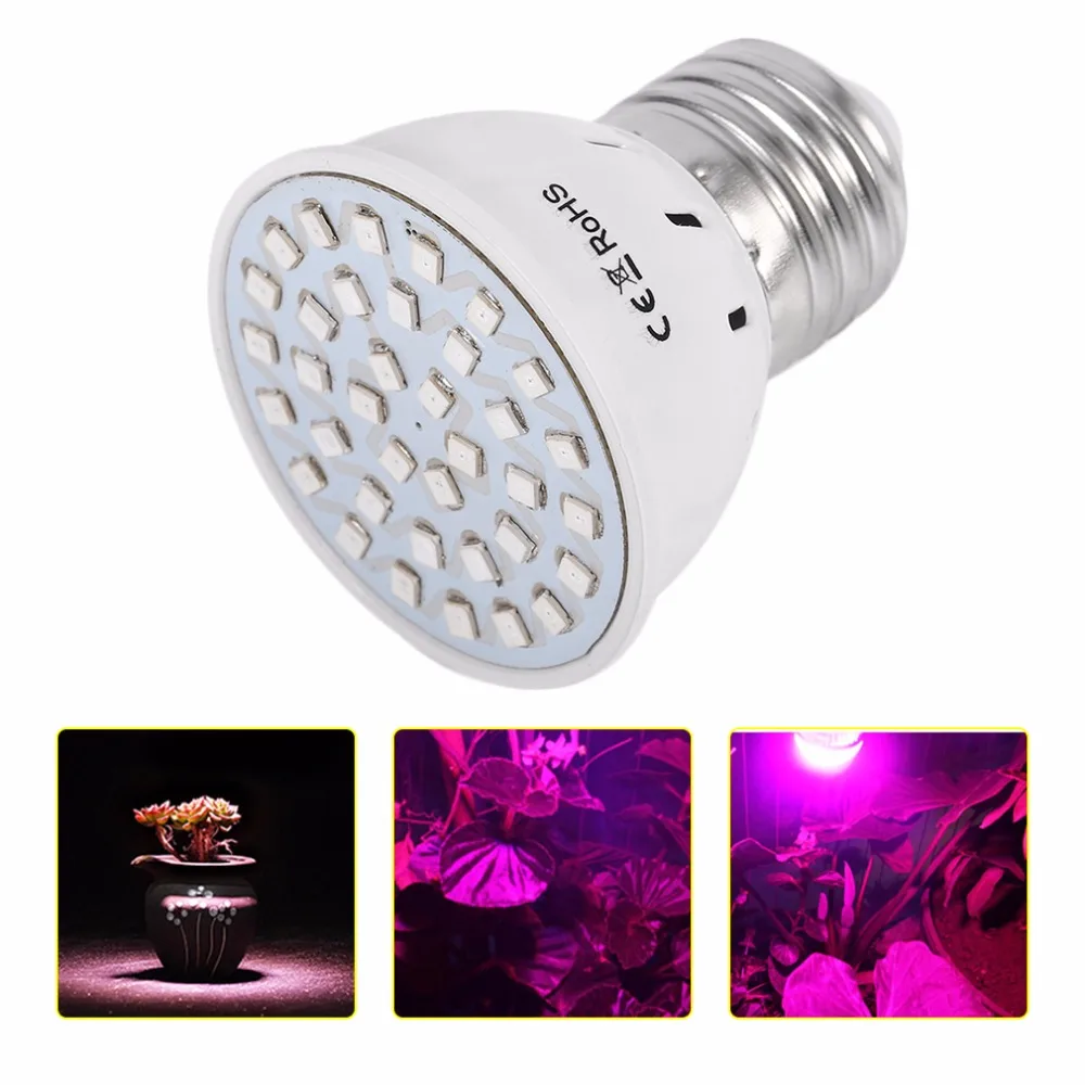 110V E27 2835 LED Plant Grow Light Bulb 3W/4W/5W Full Spectrum Led Grow