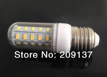

Factory directsale G9 E27 110-240V 12W LED lamp 36leds SMD 5730 Warm white/white LED Corn Bulb Light,waterproof,free shipping