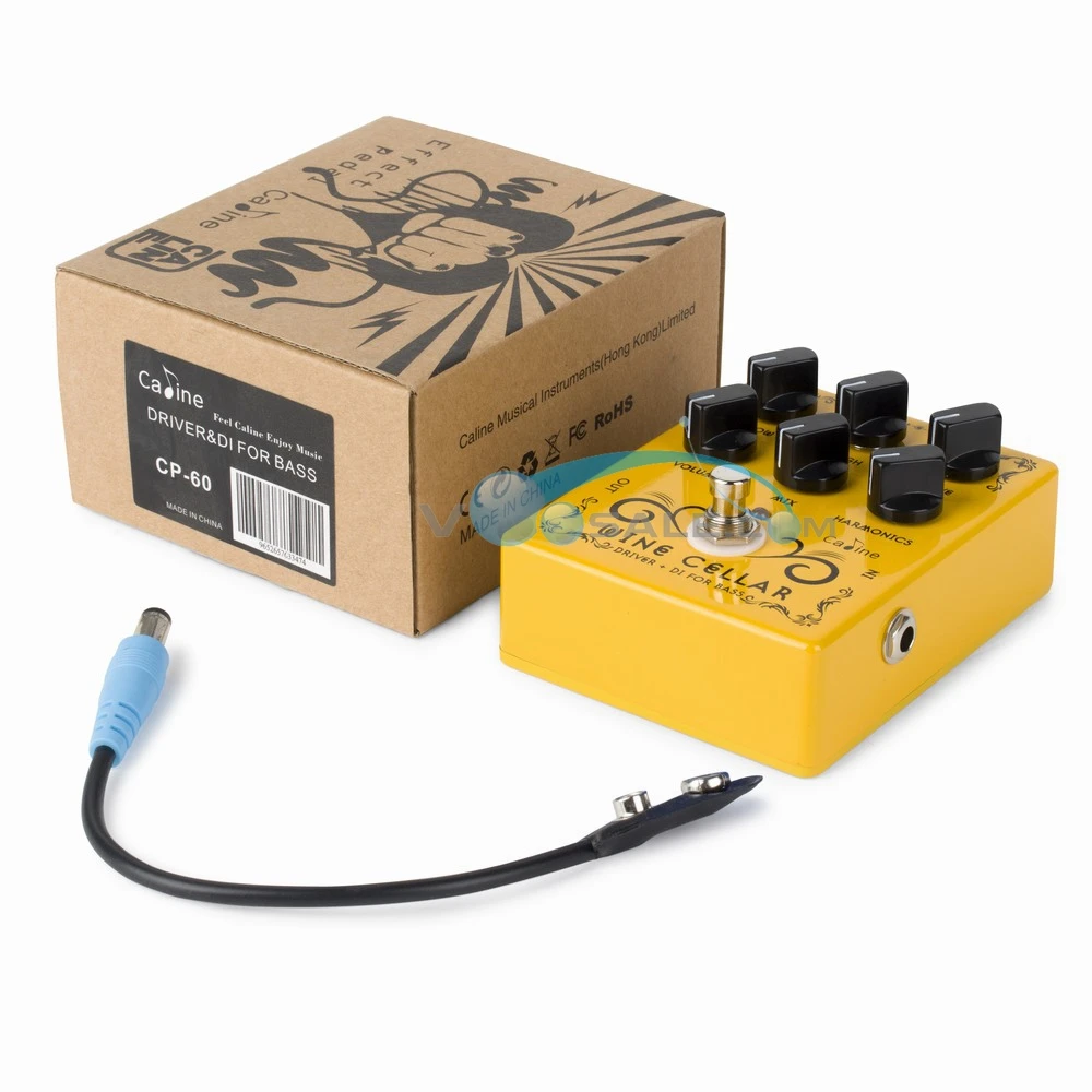 Caline CP 60 Driver + DI для бас гитары педаль аксессуары мини запчасти используются