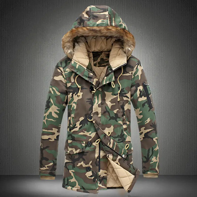 Compra Hombres parka militar online al por mayor de China