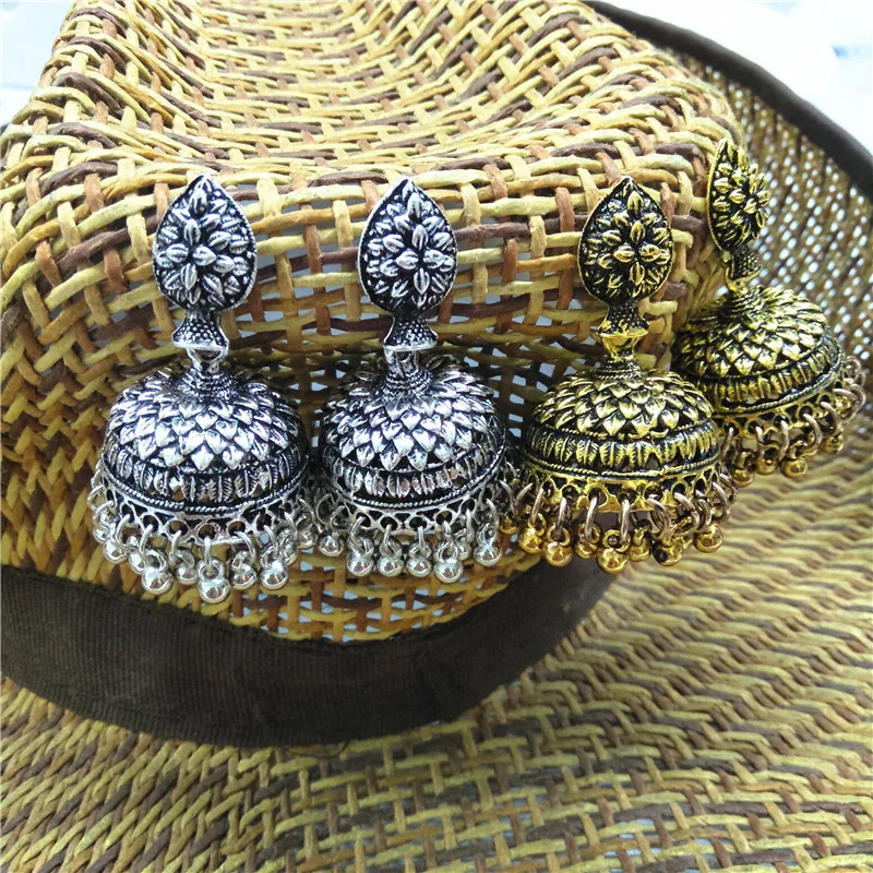 LosoDo шикарные круглые Модные женские серьги ручной работы JhumKi Бангладеш