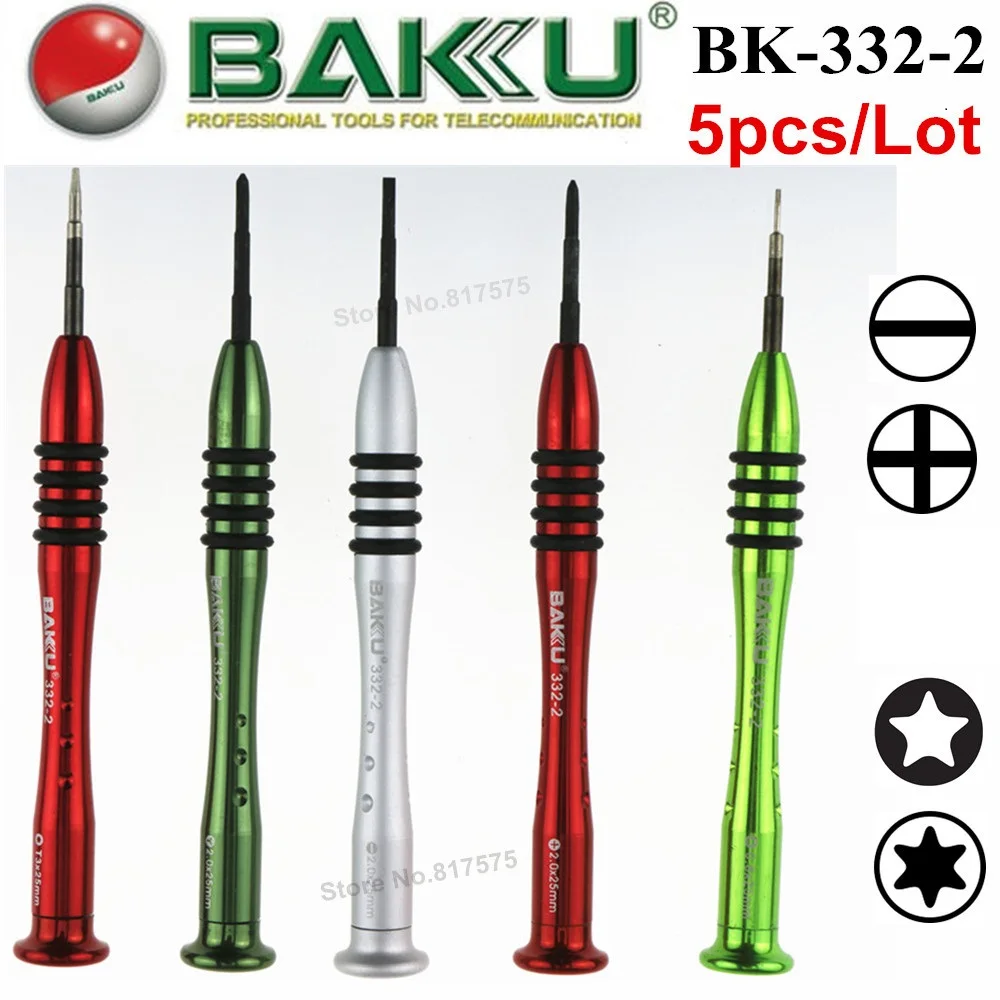 

(5 pieces/lot) Titanium Steel handle Precision Screwdriver,Brand BAKU