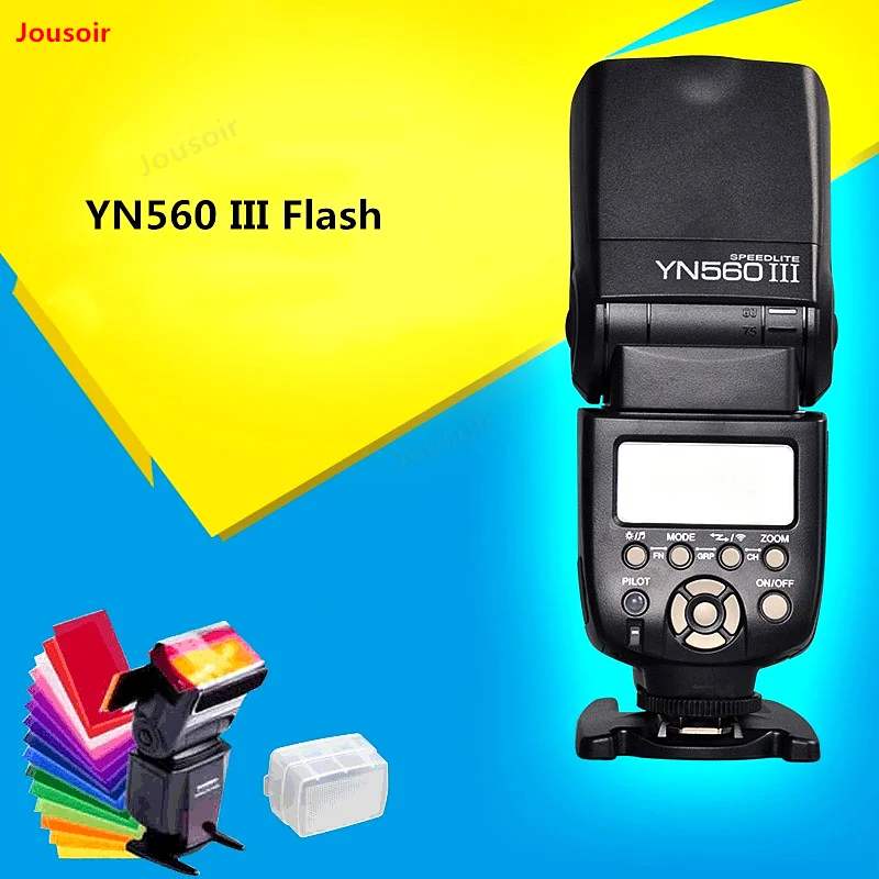 

Yongnuo YN560III Universal SLR Flash 560 3-generation zoom/Strobe/LCD Display Cost-effective Studio Professional Flash CD50 T11
