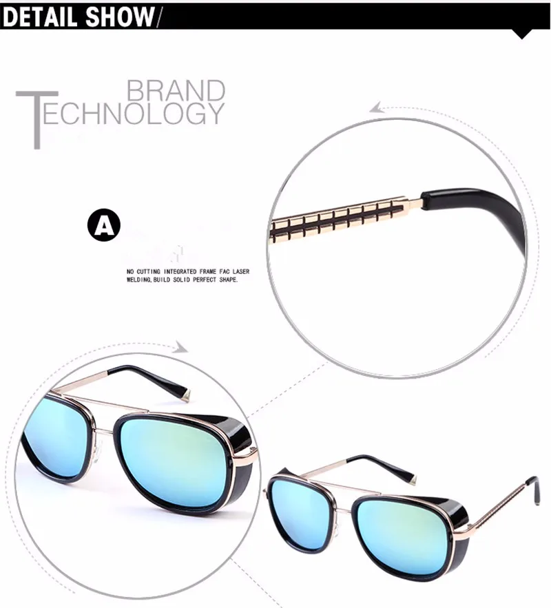 BARCUR Tortoise Sunglasses IRON MAN 3 Matsuda TONY Steampunk BC8001 BARCUR Tortoise Sunglasses IRON MAN 3 Matsuda TONY Steampunk BC8001