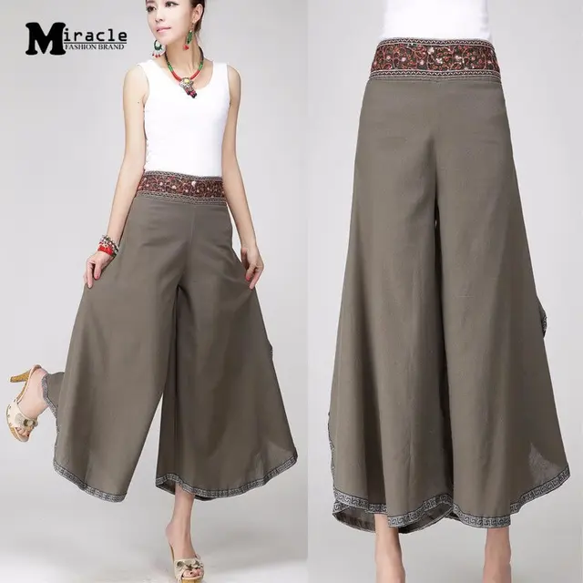Wide leg pants for women 2015 brand summer style loose women pants