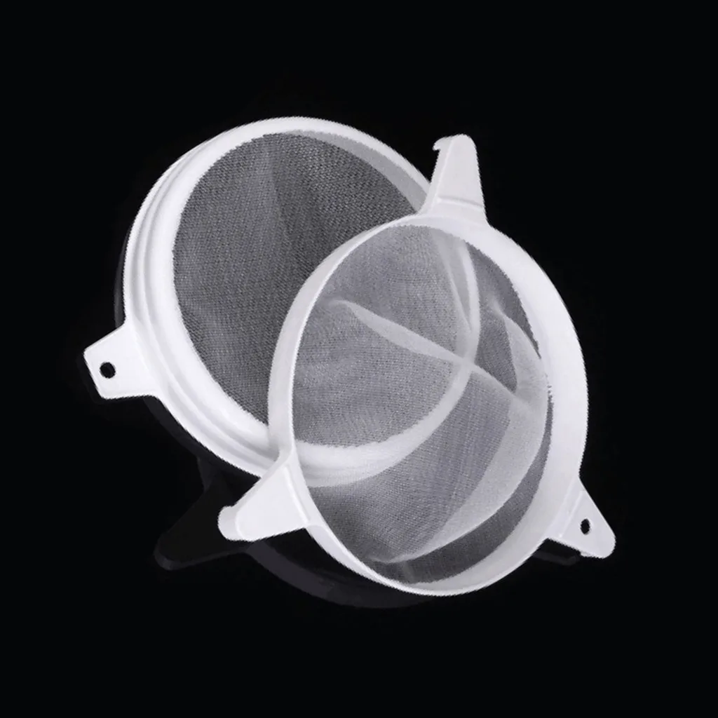 High quality stainless steel Nylon Double Layer Adjustable Honey Strainer Filter Sieve Equipment safe durable Beekeeper Tools
