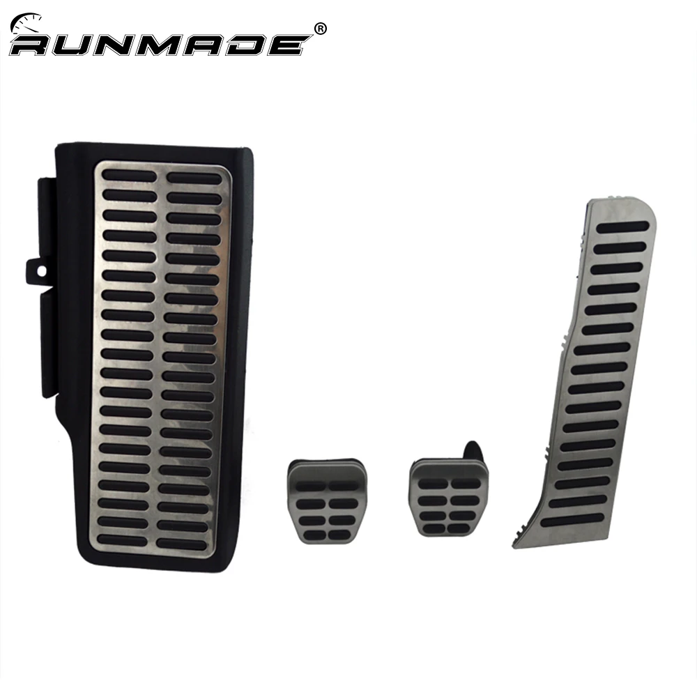 runmade MT Sport Fuel Gas Brake Footrest Clutch Pedal Cover Case for VW