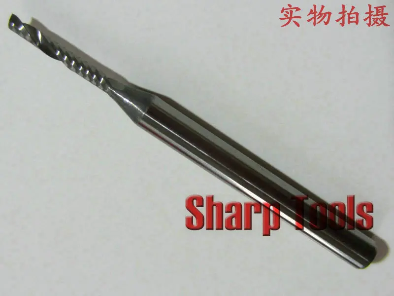 3.175X1.5X12mm Одна Флейта деревообрабатывающий резак горячая Распродажа