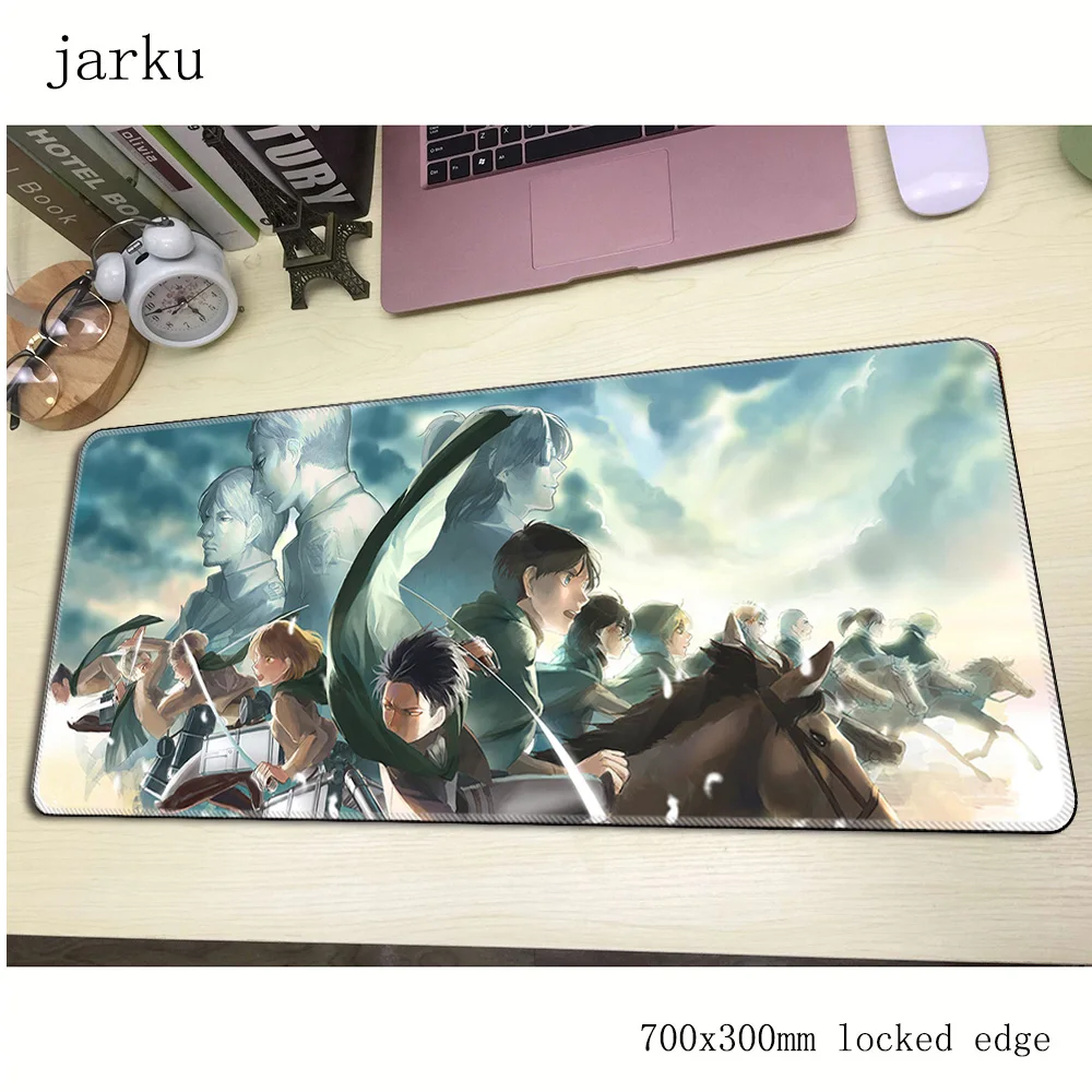 Коврик для мыши Attack on Titan pad computador gamer mause 700x300X2MM padmouse big Ackerman Для Мыши Эргономичный