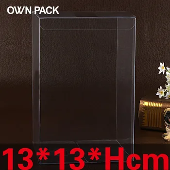 

10 pcs/lot 13*13*Hcm packaging boxes / plastic container / retail / chocolate box / candy box / gift package / PVC boxes