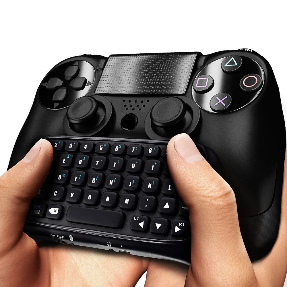 Для PS4 Mini Bluetooth беспроводная клавиатура джойстик Chatpad для sony Playstation 4 для PS4 контроллер