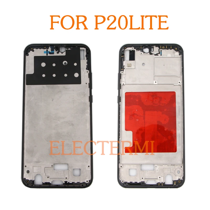 

Original 10pcs for Huawei P20 Lite/ Nova 3E Middle Frame Plate Housing Bezel Faceplate +Flex on Battery Cover with Speaker Tools