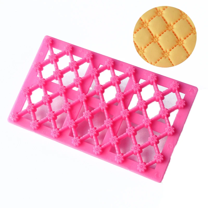 

1PCS Cake Chocolate Mold Impression Grid Modelling Cupcake Cookie Cutter Cake Decorating Tools Fondant Gum Paste Cake Baking