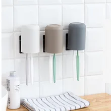 Сильное всасывание для твердой фиксации красочная зубная паста наборы для ванной комнаты контейнер для зубной щетки держатель зубной щетки Зубная щетка висячая# F