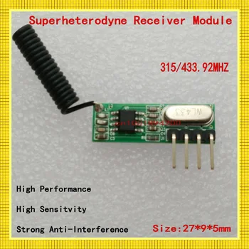 

315/433MHz ASK Wireless Module kit RF receiver Factory sell directly Mini Size RX Signal Receiver Module-110dBm High Sensitivity