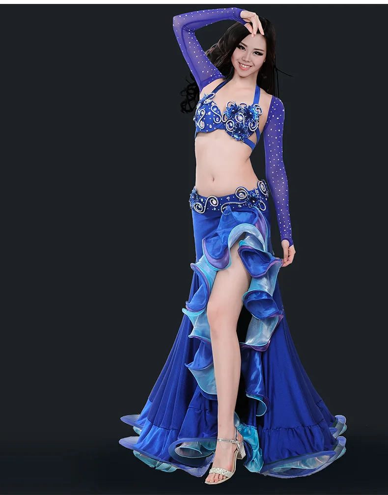 Горячая Распродажа дизайн Высший сорт высокого качества женский набор костюма для танца живота одежда для танца живота платье для танца живота