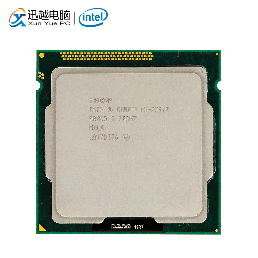 إنتل كور i5-2390T سطح المكتب المعالج i5 2390 T ثنائي النواة 2.7 GHz 3 MB L3 مخبأ LGA 1155 الخادم تستخدم وحدة المعالجة المركزية