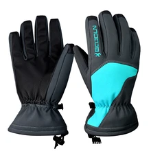 Зимние лыжные перчатки водонепроницаемые-30C градусов зимние теплые сноубордические перчатки мужские и женские Мотокросс ветрозащитный велосипедные Мотоциклетные Перчатки