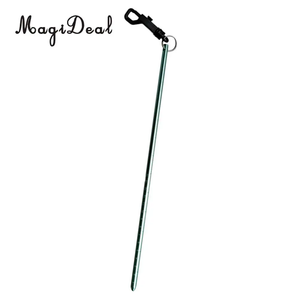 MagiDeal Aluminum Dive Lobster Tickle Pointer Stick Rod, Measurement, Clip for Safety Underwater Scuba Diving Diver Photographer