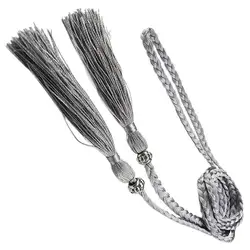 Verwong тканые пояс-шнур узел украшены талии цепи талии веревка серебро