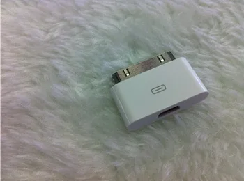 

by dhl 500pcs Female Micro USB to Male 30-pin Connector For Apple iPhone 4 4S iPhone4S Charging Cable Adapter Ultra Small