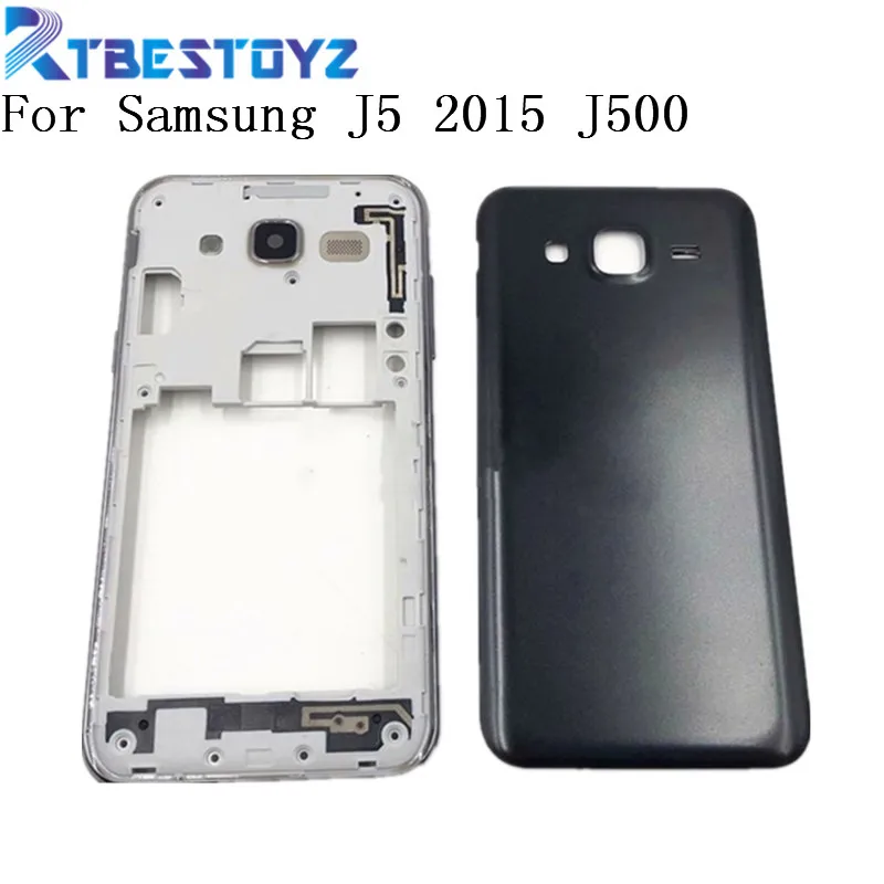 Оригинальный корпус телефона средней рамки для Samsung Galaxy J5 2015 J500 J500F J500H J500M J500FN с